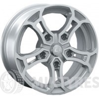 LS Wheels LS216 6.5x15 5x139.7 ET 40 Dia 98.5 (Silver)
